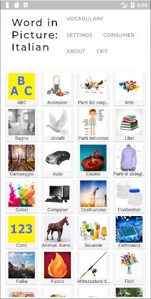 Word In Picture:Italian Screenshot 0