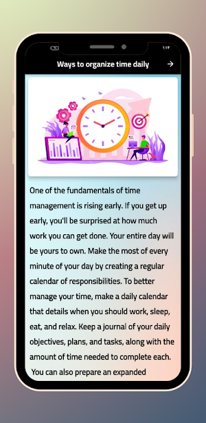 Ideas for organizing time Screenshot 3