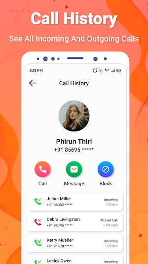 Call History Any Number Detail Screenshot 1