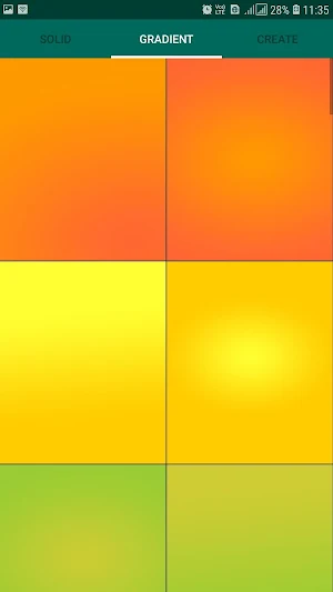 Solid and Gradient - Background Wallpaper Changer Screenshot 1