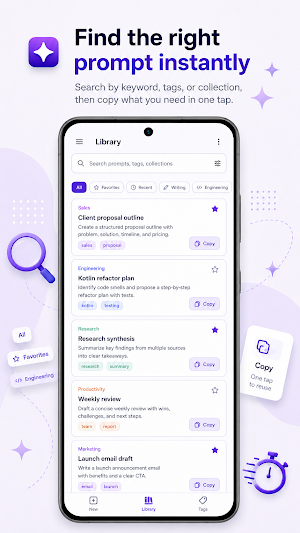 AI Prompt Manager & Organizer Screenshot 1