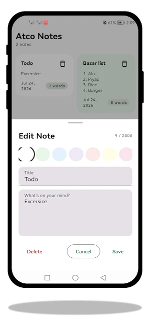 Atco Notes Screenshot 1