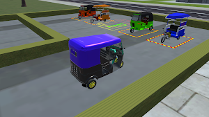 City Rickshaw Parking 3D Game Screenshot 3