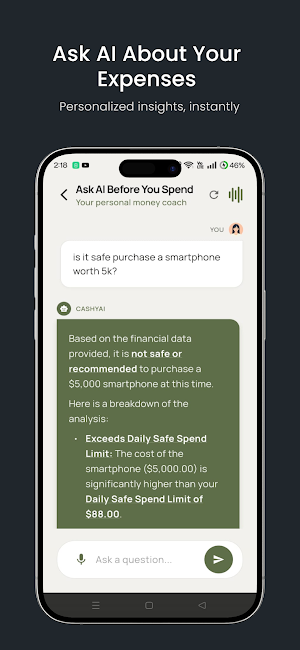 CashyAI - Smart Spending Screenshot 1
