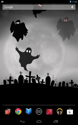 Halloween Ghost Live Wallpaper Screenshot 3
