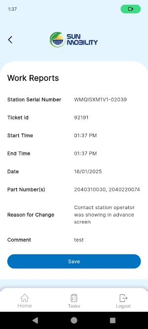 Sun Mobility AMS App Screenshot 1