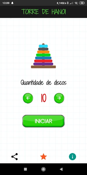 Torre de Hanói Screenshot 1