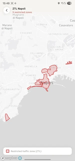 ZTL Italia — Zone Alert & Map Screenshot 0