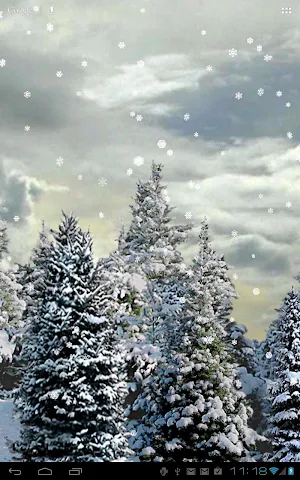 Snowfall Free Live Wallpaper Screenshot 0