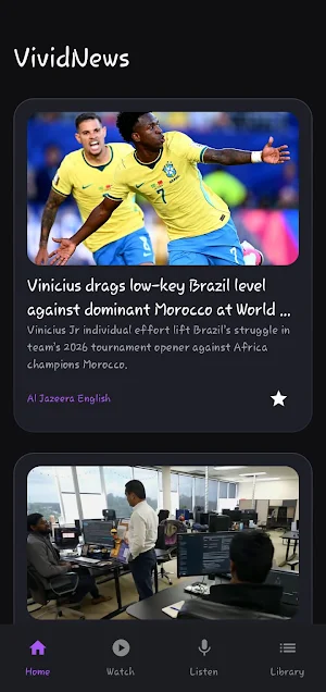 VividNews: Live TV & Headlines Screenshot 1