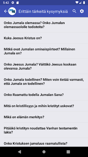 Onko sinulla kysyttävää? Screenshot 2