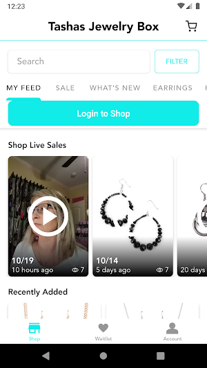 Tashas Jewelry Box Screenshot 1