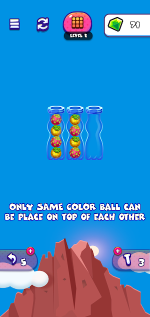 Sort Puzzle - Color Fruit Sort Screenshot 0