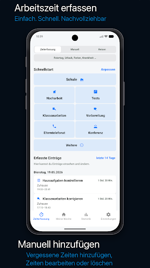 LehrerZeit - Zeiterfassung Screenshot 0