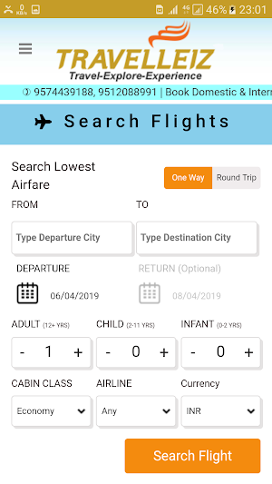 Travelleiz - Book Flights, Hot Screenshot 2