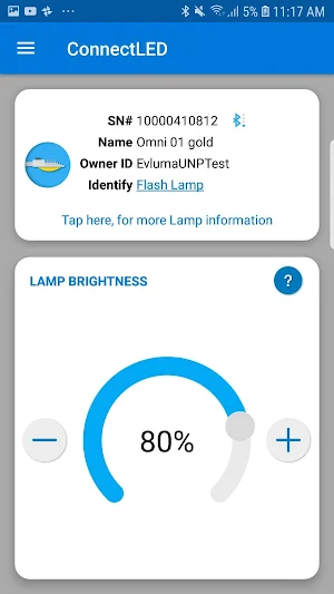 Evluma ConnectLED Screenshot 1