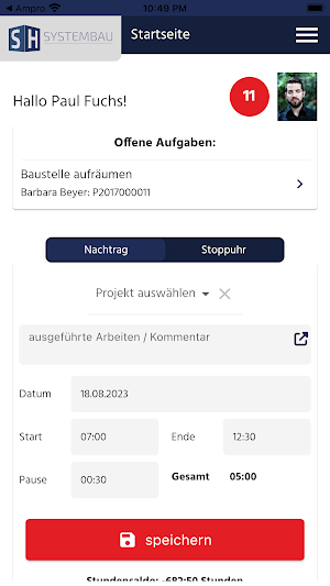 SH Systembau Screenshot 1