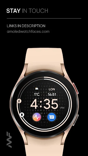 Awf Clean Digital - watch face Screenshot 2