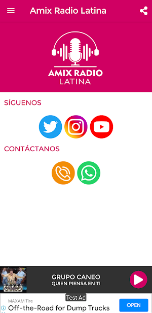 Amix Radio Latina Screenshot 1