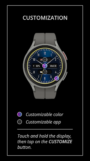 DADAM38B Analog Watch Face Screenshot 2