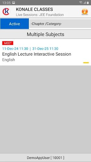 KONALE CLASSES Screenshot 2