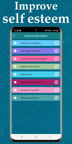 Improve self esteem Screenshot 0