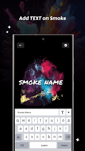 Smoke Name Effect Maker Screenshot 1