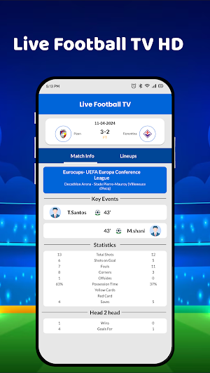 Live Football TV HD Streaming Screenshot 1