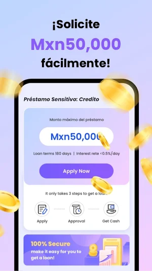 Préstamo Sensitivo: Credito Screenshot 1