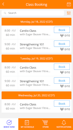 Eager Beaver Fitness Screenshot 1