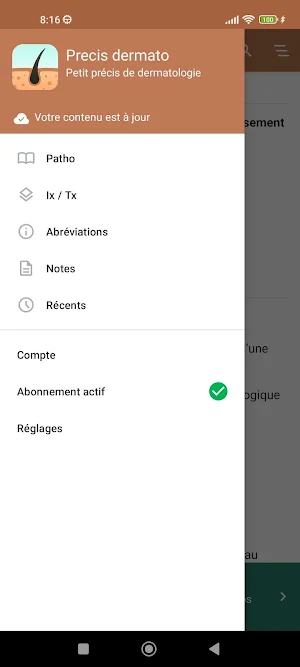 Précis dermato Screenshot 0