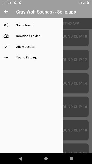 Gray Wolf Sound Collections ~ Sclip.app Screenshot 3
