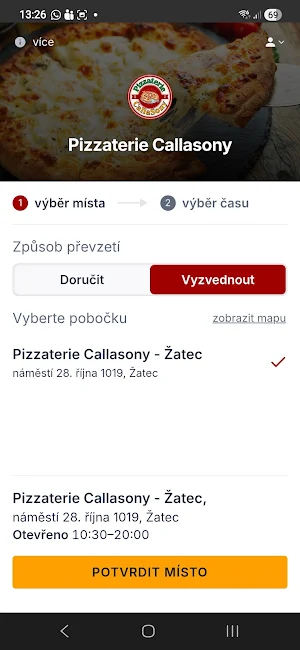 Pizzaterie Callasony Screenshot 0