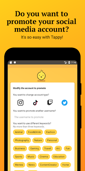 Tappy - Real Followers and Likes for your Profile Screenshot 0