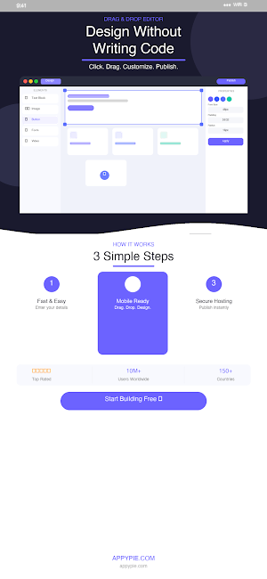 Website Builder No Code Screenshot 1