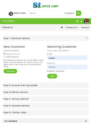 Spicecart - Online Shopping Screenshot 0