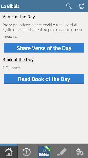 La Bibbia - Italian Bible FREE Screenshot 0