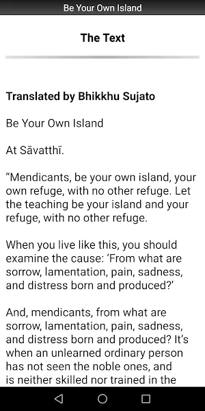 Be Your Own Island - Buddhism Screenshot 1