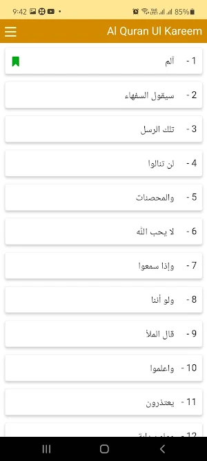 Al Quran Ul Kareem Screenshot 2