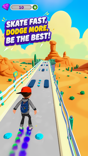 Sky Roller : Skating Runner Screenshot 3