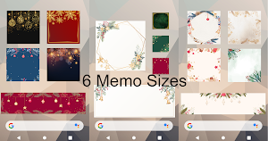 Sticky Memo Notepad Christmas2 Screenshot 1