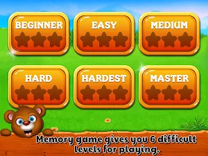 Animal Memory Match Screenshot 1