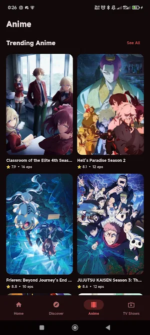 WinAnime - Anime TV Screenshot 3