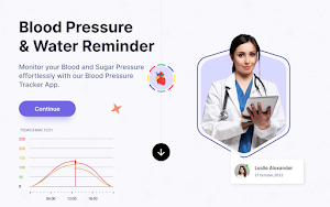 Blood Pressure & Water Remind Screenshot 0
