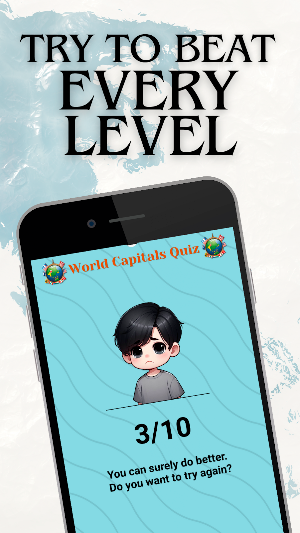 World Capitals Quiz Screenshot 3