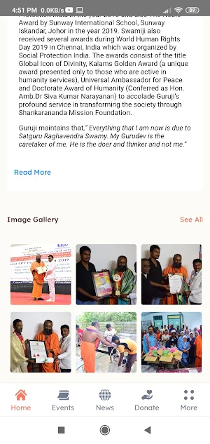 Shankarananda Mission Foundation Screenshot 2