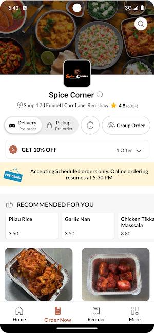Spice Corner Screenshot 1