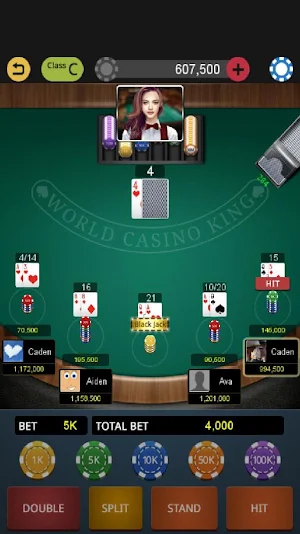 World Blackjack King Screenshot 3