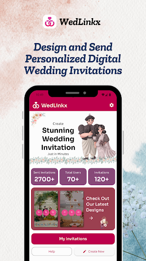 WedLinkx - Wedding Invitations Screenshot 1