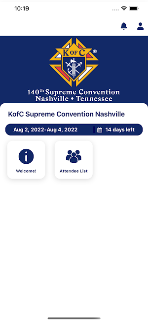 KofC Supreme Convention Screenshot 2